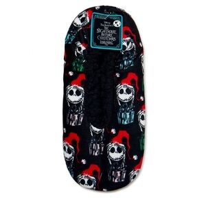 Disney Nightmare Before Christmas, Holiday Women's Slipper Socks, 1-Pack